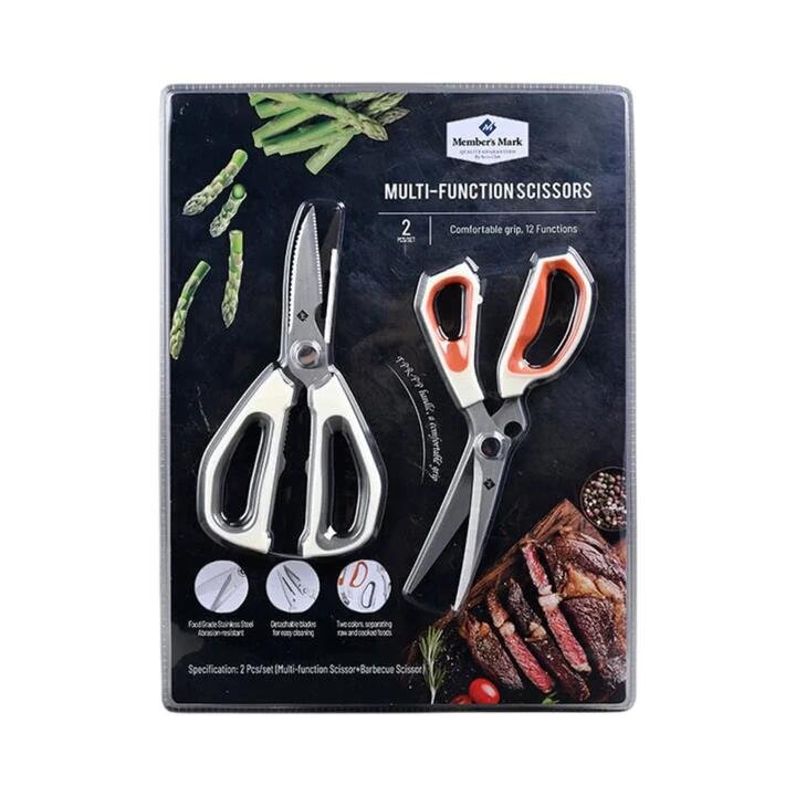 Member’s Mark 12-Function Kitchen Scissors Set – 2 Pieces Gourmet Grocer Member's Mark 12-Function Kitchen Scissors Set – 2 Pieces