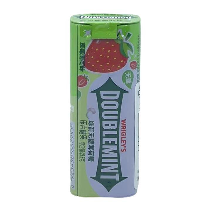 Wrigley's Doublemint Sugar-Free Strawberry Mints 23.8g – About 35 Pieces