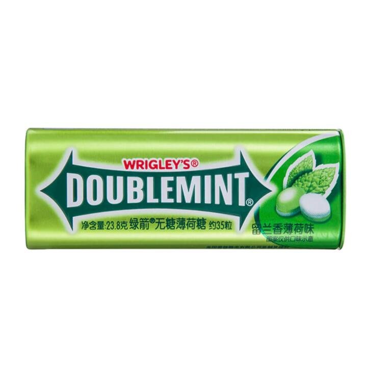 Wrigley's Doublemint Sugar-Free Mints – Spearmint Flavour 23.8g (≈35 Pieces)