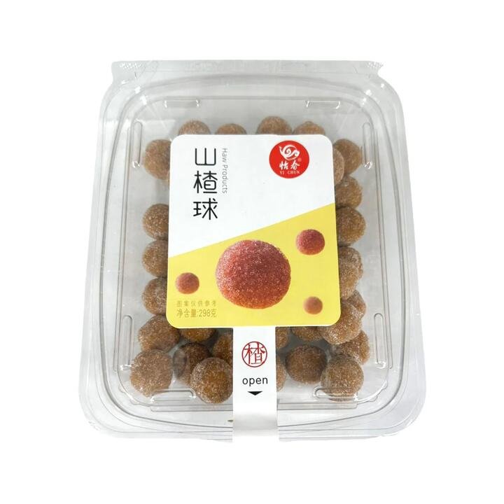 Yi Chun Hawthorn Balls 298g – Traditional Tangy Haw Fruit Candy Bites Gourmet Grocer Yi Chun Hawthorn Balls 298g - Traditional Tangy Haw Fruit Candy Bites