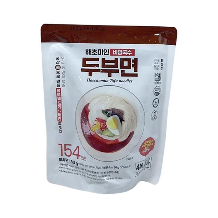 Haechomiin Korean Spicy Bibim Tofu Noodles 230g – 154 kcal per Pack