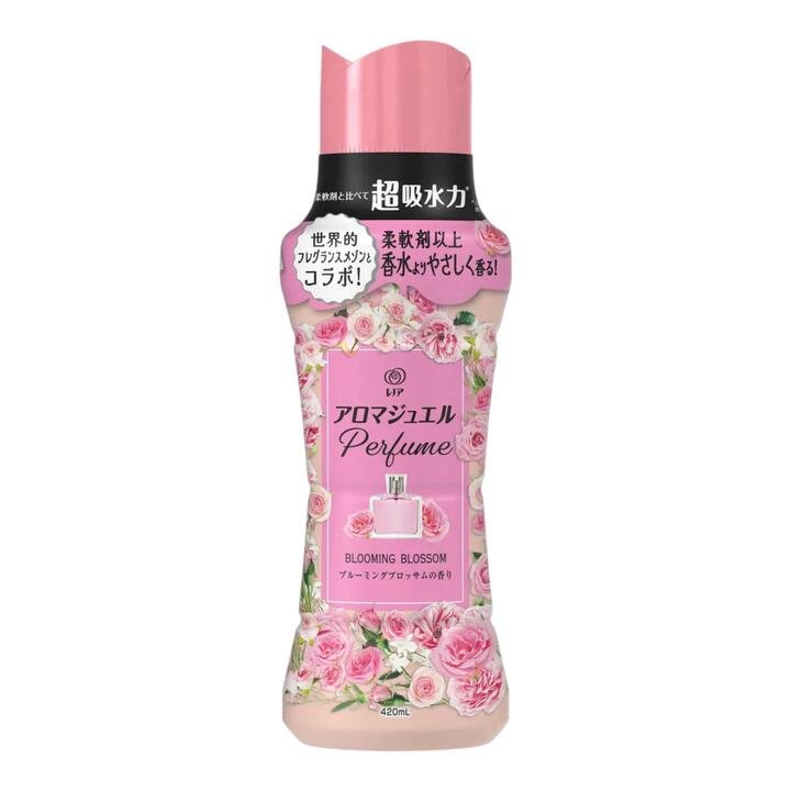 P&G Aroma Jewel Perfume In‑Wash Scent Booster Beads – Blooming Blossom (Lily of the Valley & Rose) 420 ml