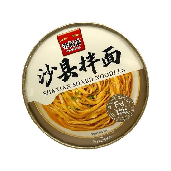 Haifusheng Shaxian Mixed Noodles 114g - Chinese Dry-Mix Instant Bowl Noodles