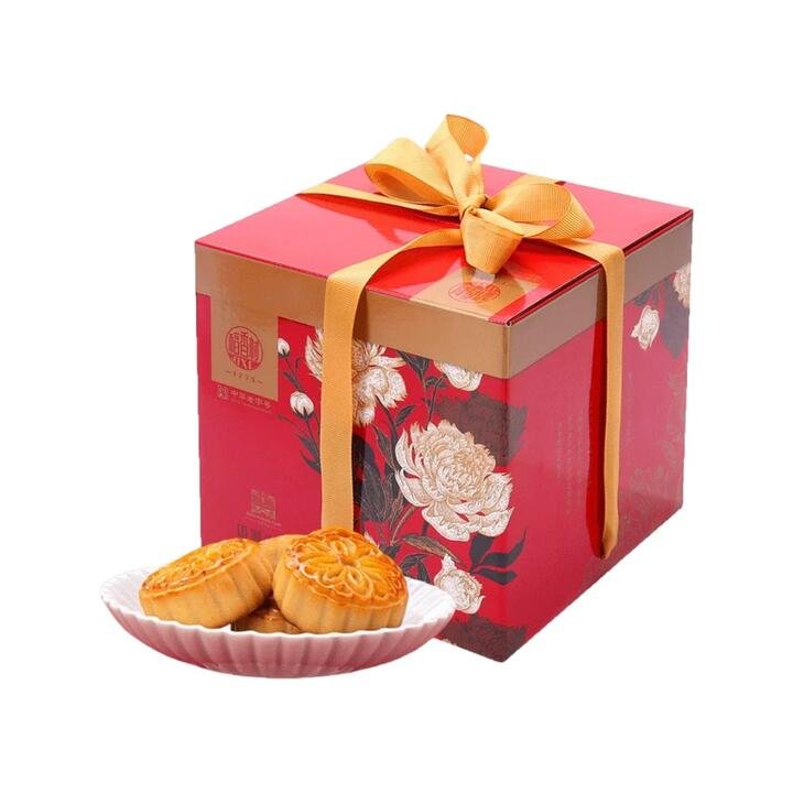 Daoxiangcun Reunion & Prosperity Mooncake Gift Box 525g (15 Pieces) - Mid-Autumn Festival Assorted Mooncakes