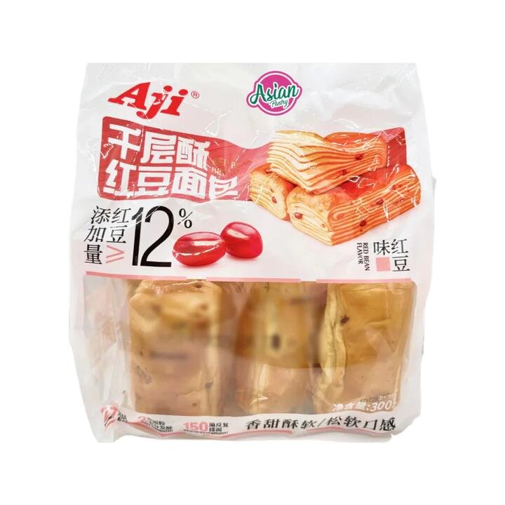 Aji Red Bean Layered Pastry Bread 300g Gourmet Grocer Aji Red Bean Layered Pastry Bread 300g
