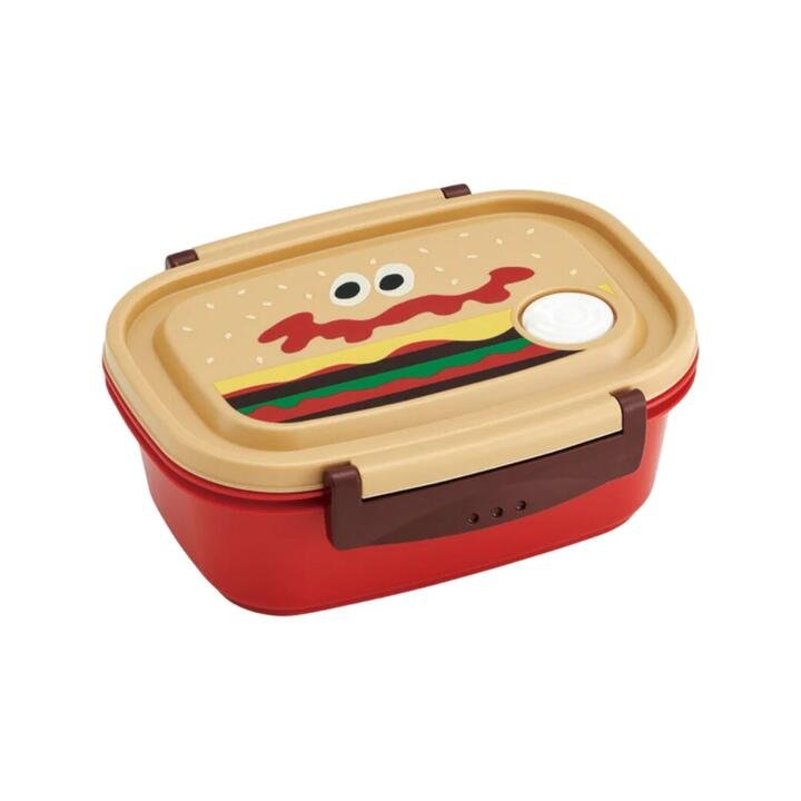 Skater Hamburger Bento Box 550 ml – Microwave, Freezer & Dishwasher Safe – Kids Lunch Container with Steam Vent Gourmet Grocer Skater Hamburger Bento Box 550 ml – Microwave, Freezer & Dishwasher Safe - Kids Lunch Container with Steam Vent