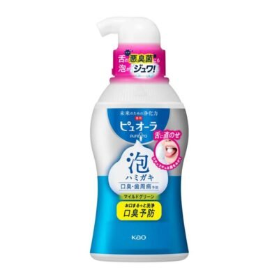 Kao PureOra Foaming Toothpaste Pump – Mild Mint 190 ml Gourmet Grocer Kao PureOra Foaming Toothpaste Pump – Mild Mint 190 ml
