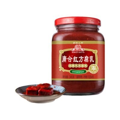 Guanghe Red Fermented Bean Curd (Sesame Oil) 340g – Fermented Tofu