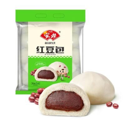 Anjoy Frozen Red Bean Buns - 1kg