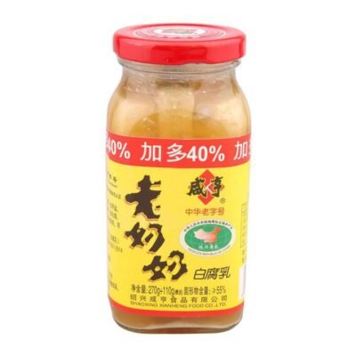 Xianheng Lao Nainai White Fermented Bean Curd – 380g Gourmet Grocer Xianheng Lao Nainai White Fermented Bean Curd - 380g