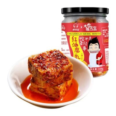 Chuanwazi Spicy Red Oil Tofu Cheese 220g