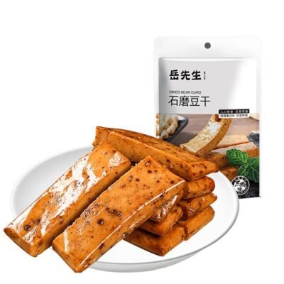 Mr. Yue Stone-Ground Dried Bean Curd - Black Duck Flavor, 108g
