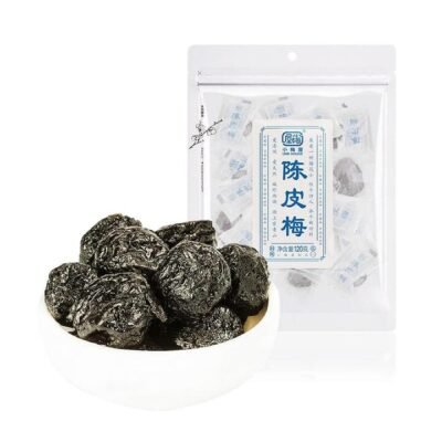Xiaomeiwu Dried Tangerine Peel Plums 120g Gourmet Grocer Xiaomeiwu Dried Tangerine Peel Plums 120g