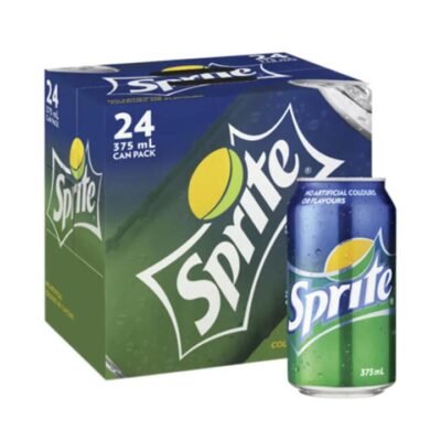 Coca Cola Sprite - 375ml Cans, Pack of 24