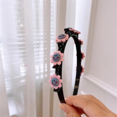 Korean Children’s Hair Accessories – Sunflower Pattern Headband Gourmet Grocer Korean Children's Hair Accessories - Sunflower Pattern Headband