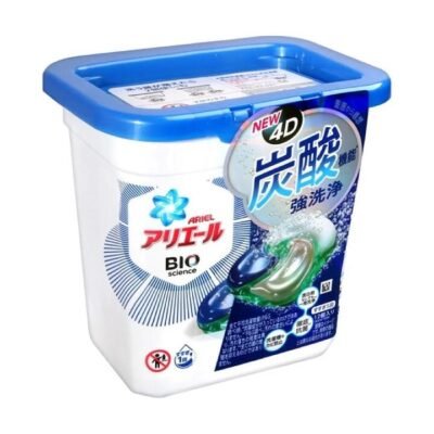 P&G Ariel 4D Carbonate Antibacterial Laundry Pods - Blue, 11 Pieces