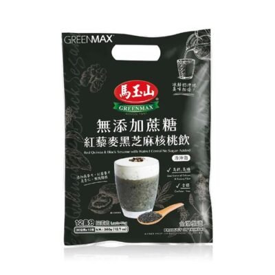 Ma Yu Shan Sugar-Free Red Quinoa Black Sesame Walnut Drink - 30g x 12 Packs