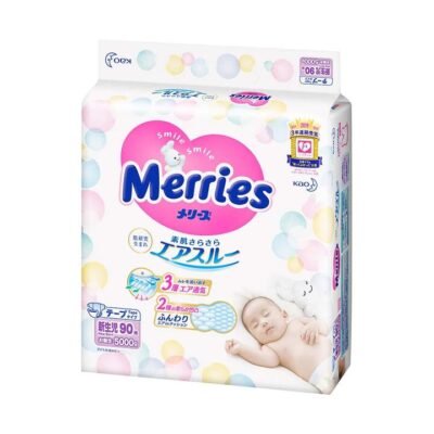 Merries Newborn Baby Diapers – 90 Pieces Gourmet Grocer Merries Newborn Baby Diapers - 90 Pieces