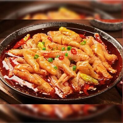 Xiao Hei Ya Spicy and Sour Boneless Chicken Feet – 350g Gourmet Grocer Xiao Hei Ya Spicy and Sour Boneless Chicken Feet - 350g
