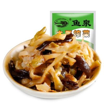 FishWell Black Fungus and Pickled Mustard - 80g x 4