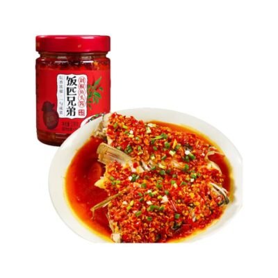 Fan Pi Brothers Chopped Chili Fish Head Sauce - 238g