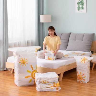 Taili Sunflower Vacuum Storage Bags 80×100×38cm - 2 Pack