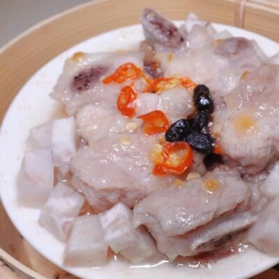 Fengcailou Frozen Cantonese Black Bean & Chilli Pork Spare Ribs (Dim Sum Ready-to-Steam) - 250g