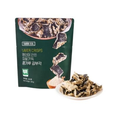 TRADERS DEAL Laver & Glutinous Rice Crisps – Mayonnaise Flavor 180g – Limited Import