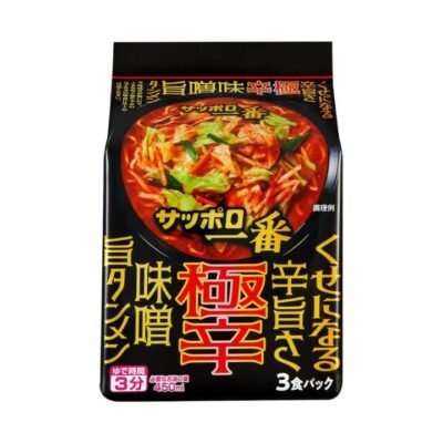 Sapporo Ichiban Spicy Miso Ramen (Extra Hot) – 3 Pack 291g