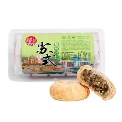 Daoxiangcun Suzhou-Style Mooncakes, Five-Nut Filling (Sugar Alcohol Sweetened) 310g – Flaky Pastry, Reduced Sugar