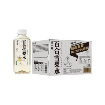 Yue Xiaokai Lily & Snow Pear Drink 500ml x 15 – Herbal Pear Water Gourmet Grocer Yue Xiaokai Lily & Snow Pear Drink 500ml x 15 - Herbal Pear Water
