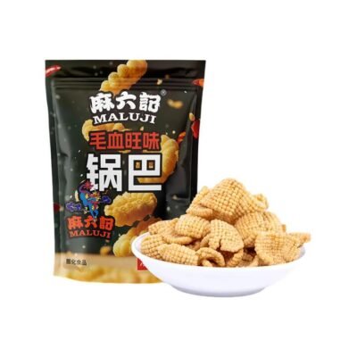 MALUJI Guoba Rice Crackers – Mao Xuewang (Spicy Hot Pot) Flavor 128g
