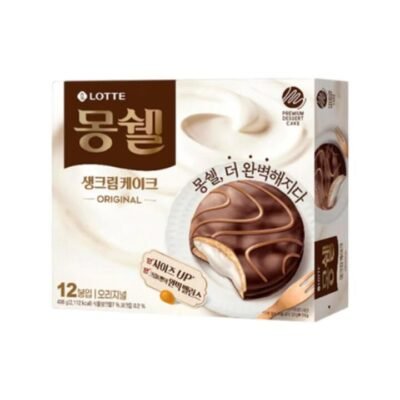 Lotte Mon Cher Cream Cakes Original – 12 Cakes, 408g