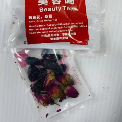 Aimeikang Beauty Tea – Rose & Mulberry, 6 Sachets (1 Pack)