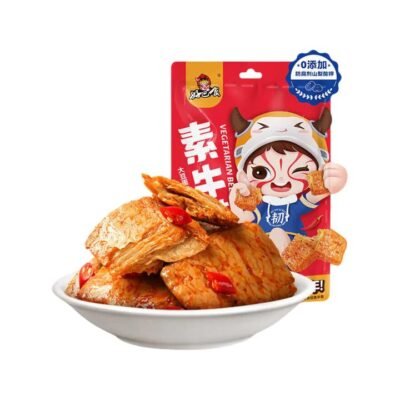 Haobashi Spicy Vegetarian Beef Tofu Snack (Mala) 62g