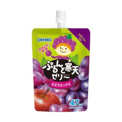 Orihiro Purunto Kanten Jelly Grape Mix 130g – Agar Fruit Jelly Pouch Gourmet Grocer Orihiro Purunto Kanten Jelly Grape Mix 130g - Agar Fruit Jelly Pouch