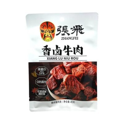 ZHANGFEI Spiced Braised Beef 45g – Chinese Braised Beef Snack
