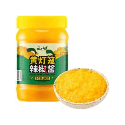 Yunshanban Yellow Lantern Chilli Sauce 500g Gourmet Grocer Yunshanban Yellow Lantern Chilli Sauce 500g