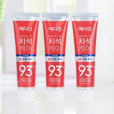 Median Dental IQ 93% Tartar Care Toothpaste (Red) 120g x 3