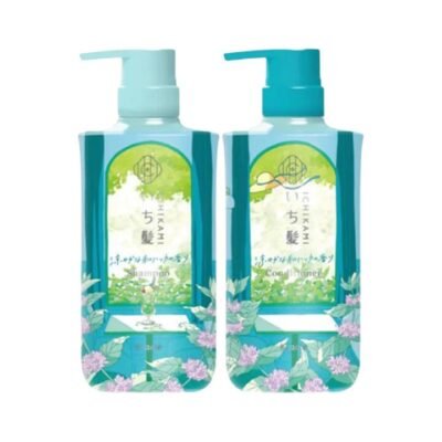Kracie Ichikami Cooling Mint Shampoo & Conditioner Set (Summer Limited) 480ml x 2