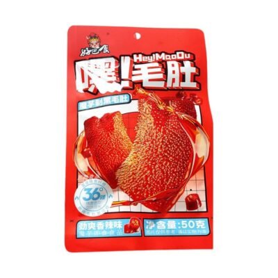 Haobashi Hey! MaoDu Konjac Tripe-Style Spicy Snack 50g