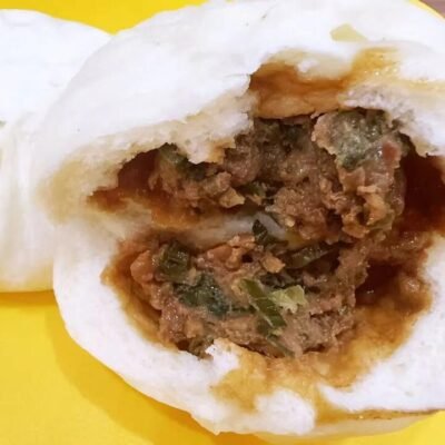 Fujian-Style Pork & Scallion Steamed Buns (Frozen) – 5 Pieces