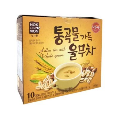 Nokchawon Adlai Tea with Whole Grains – 10 Sticks (180g) – Job’s Tears Grain Tea Mix Gourmet Grocer Nokchawon Adlai Tea with Whole Grains – 10 Sticks (180g) - Job’s Tears Grain Tea Mix
