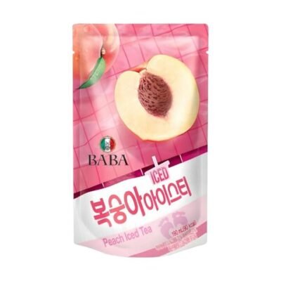 BABA Peach Iced Tea 190ml - Ready-to-Drink Pouch