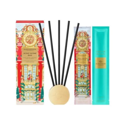 Glasshouse Fragrances Scent Scene Duo Diffuser Gift Set (2025 Christmas) – Night Before Christmas & Lost in Amalfi