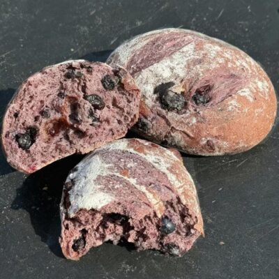 Blueberry & Mulberry Soft European Bread Roll 100g Gourmet Grocer Blueberry & Mulberry Soft European Bread Roll 100g