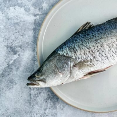 Frozen Whole Cleaned Barramundi (Descaled & Gutted) 1kg+ - Asian Sea Bass