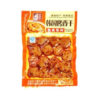 Wula Ma Korean BBQ Pressed Tofu Snack 85g - Tofu Jerky Bites
