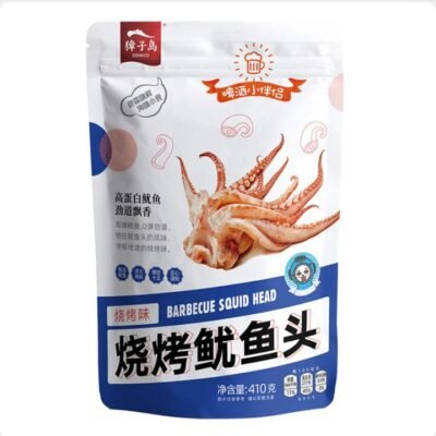 ZONECO Barbecue-Flavoured Squid Head 410g – Limited Import