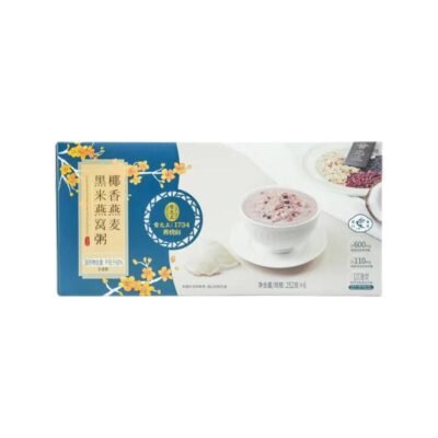 Coconut Oat & Black Rice Bird’s Nest Congee 252g x 6 – Limited Import